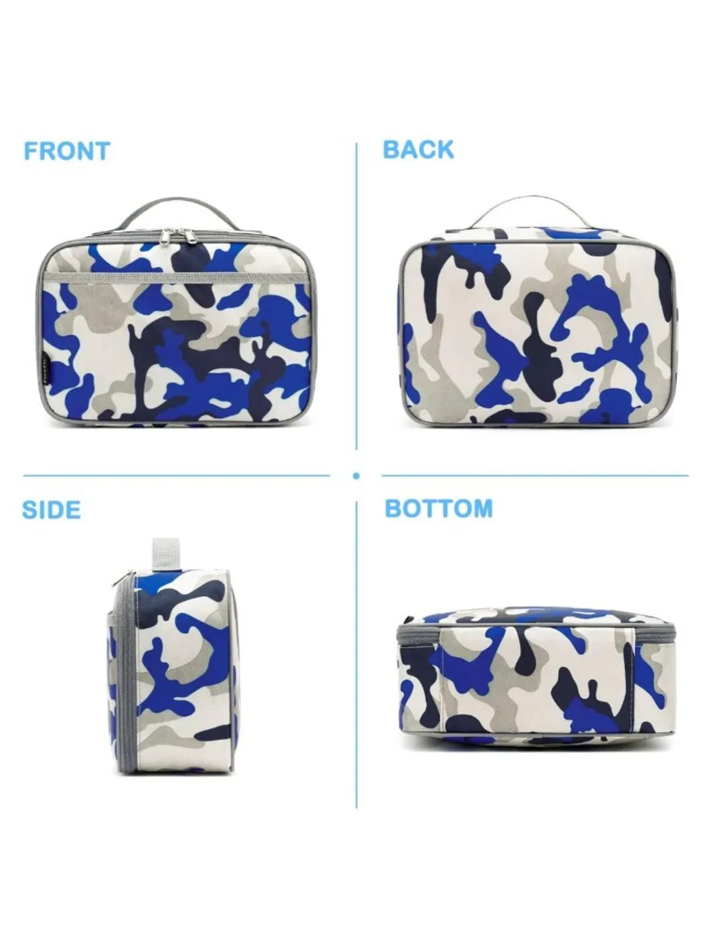Insulated Soft Lunch Bag Mini Cooler Thermal Meal Tote for Back to School